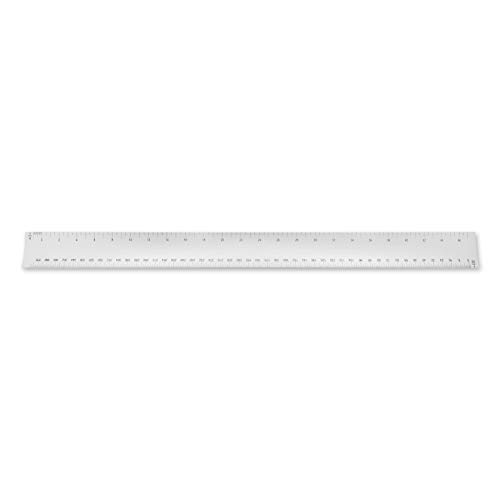 Image of Alumicolor 12-inch L2R Aluminum Architect Hollow Scale for School, Office, Art and Drafting, 12IN, Silver