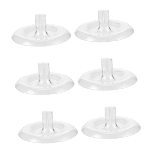 UPKOCH 6stücke Blumenfrosch Aus Kunststoff Transparente Tischblumenhalter Blumenschale Für Schwimmende Arrangements DIY-wassergartendekoration Hydrokultur-pflanzgefäß Mit Einfacher Reinig