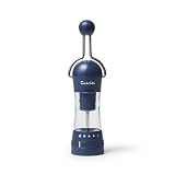 Sur La Table Spice Ratchet Mill Grinder with 5 Adjustable Coarse settings, Navy