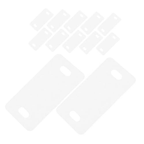 HOLIDYOYO 25pcs Vertical Blind Slats Repair Clips Self-Adhesive Replacement Tabs for Sliding Glass Doors Indoor Patio Blinds Easy Installation for Home Office Use