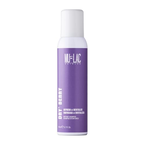 MULAC | DRY'BERRY10 - Shampoo Secco Volumizzate con Olio di Moringa ad Azione Purificante e Anti Inquinamento, 150ml