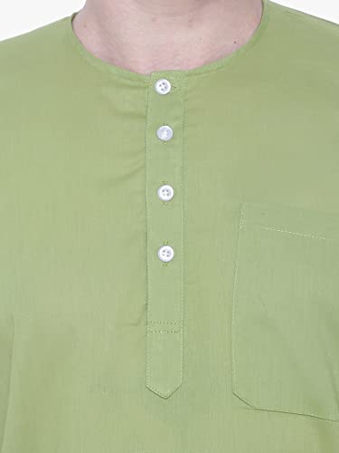 Image of Rajubhai Hargovindas Mens Casual Cotton Straight Kurta