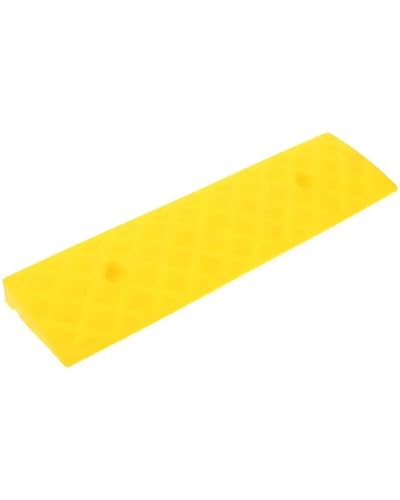 MSDDWL Rampa De Nivelación De Automóviles Almohadilla De Escalón Almohadilla Rampa Almohadilla De Umbral Rampas De Bordillo De Goma Rampa Umbral Rampa Pendiente para Entrada De Vehículos(Yellow)