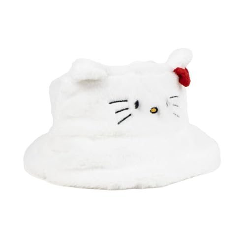 CERDÁ Life'S Little Moments Pescador Hello Kitty diseño Sombrero Suave, abrigado y Moderno Gorro Invierno, días fríos, Talla única Unisex niños