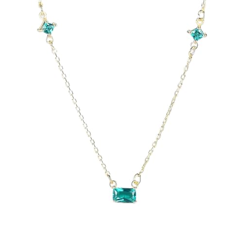 Collier coréen topaze verte idéal pour le quotidien
