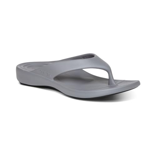 Image of Aetrex Maui Orthopedic Flip Flops for Women Arch Support - Pressure Relief Water-friendly Shock Absorption Super Soft UltraSky EVA Foam Flip Flops