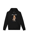 Baron Filou Sudadera con capucha orgánica Hoodie Filou 146 Negro Unisex, Negro , XL