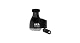 Nabendynamo Axa HR-Traction Power Control in Schwarz/Silber/Grau