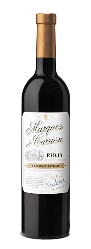 Marqués de Carrión Reserva - Vino Tinto D.O Rioja - 1 Botella x 750 ml (Paquete de 6)