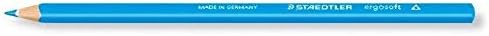STAEDTLER 157 SB12 Ergosoft Triangular Colouring Pencils - Assorted Colours, Pack of 12