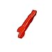 Excellant? 9" Flat Grip Tong, Polycarbonate, Red