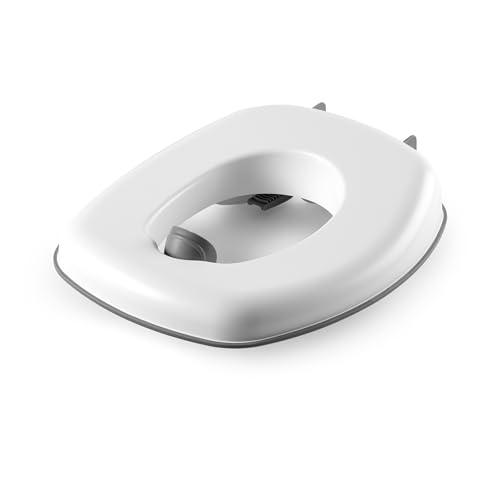 Image of Chicco Toilet Topper, Easy-Clean Slip-Resistant Surfaces, Adjustable Soft-Flex Spray Shield and Grips, For children up to 60 lbs