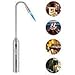 Torch Lighter Butane Gas Lighter Jet Flame Flexible Long Neck Refillable Fire Lighter for Grill Gas Hob Stove Oven Wood Fireplace BBQ Camping Gas Fire Pit Fire Pot Metal Lighter(Butane Not Included)