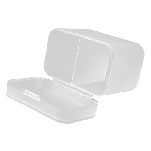 Cabilock Caja De Discos De Algodón Organizador De Tocador Dispensador De Hisopos para Guardar Hisopos Multiusos Baño o Dormitorio