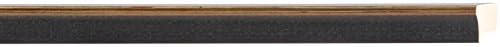 Picture Frame Moulding (Wood) 100ft Bundle - Traditional Color Finish - 0.75" Width - 3/4" Rabbet Depth