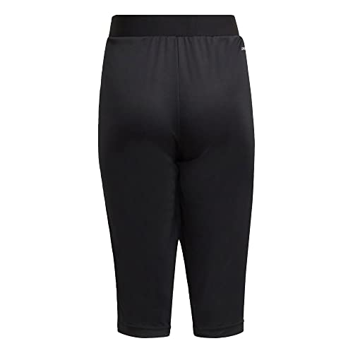 adidas Calça unissex infantil Tiro 21 3/4, Preto, Medium