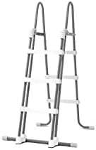 Intex Deluxe Pool Ladder with Removable Steps for 36-Inch and 42-Inch Wall Height Above Ground Pools