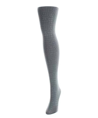 MeMoi Women's Snakeskin Fleece Lined Opaque Winter Tights2
