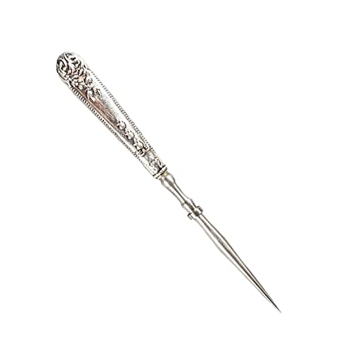 Leather Punch Hole Awl for Leathercrafts, Repair Tailors Punching Tool Accessories, Silver