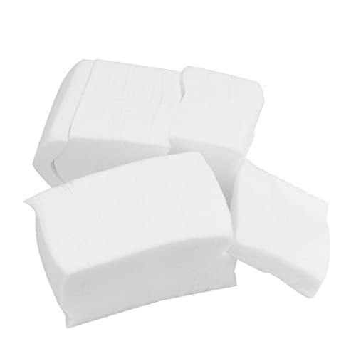 Lingettes libres pour ongles pour ongles, dissolvant à vernis à ongles, coussinets de gel UV Coton en coton acrylique Nettoyant Nettoyant 400pcs Cover