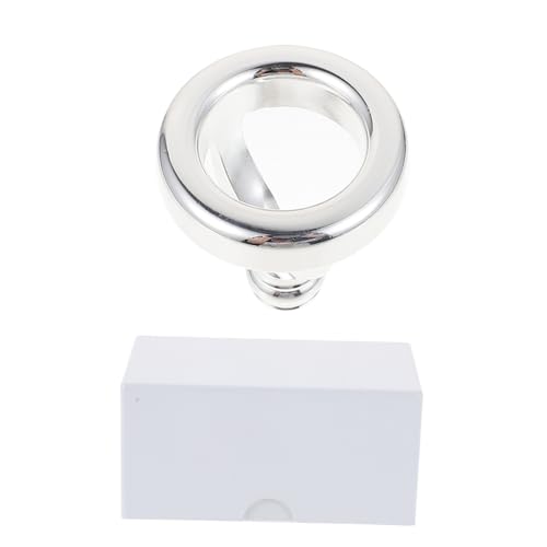 OFFSCH Elegant French Horn Accessory Silver Mouthpiece Practice Device Replacement for Old or Damaged Horns