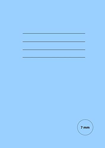 7 mm Square Exercise Book A4: 7 mm (0.7 cm) Squared Quad Ruled Grid Paper Notebook for Mathematics (Math), Science, Graph, Writing Pad 100 Pages A4 – Blue