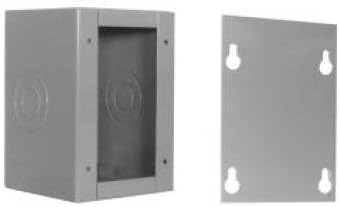 Milbank 10106-SC1 NEMA 1 Polyester Powder Coated Steel Screw Cover Junction Box 10 Inch x 10 Inch x 6 Inch ANSI 61 Gray, Color