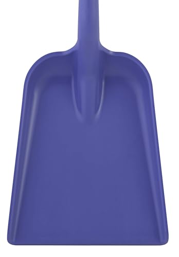 Vikan 56258 D-Grip Shovel – 1040 mm Durable Polypropylene Cleaning Shovel, Purple | Food Grade, Color-Coded, Lightweight, Heavy-Duty