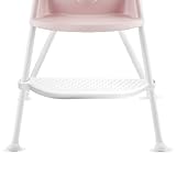Gupcaqosjw Poggiapiedi per seggiolone, regolabile in altezza, imbottito, antiscivolo, accessori per sedie, per ufficio, casa, per bambini piccoli durante il pasto e per immagine