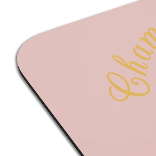 Sets de table grand format rose et caoutchouc dessous antidérapant