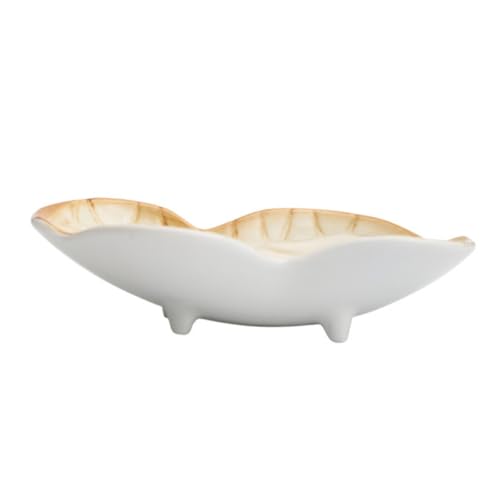 PRETYZOOM Elegante Cuenco De Cerámica Para Salsas Con Forma De Verduras Para Condimentos Aperitivos Y Frutas