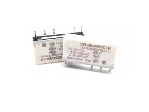 Relais à 5 broches CR-S024VDC1R 24V isolation électrique stable 6A pour automatisme