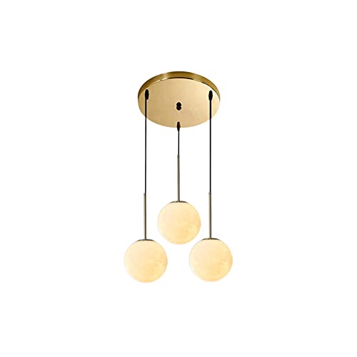 Chandelier en verre 3D design nordique créatif hauteur 200cm E27