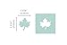 Bira Craft 1.5 Inch Maple Leaf Lever Action Craft Punch for Autumn, Halloween, Paper Crafting and Scrapbooking
