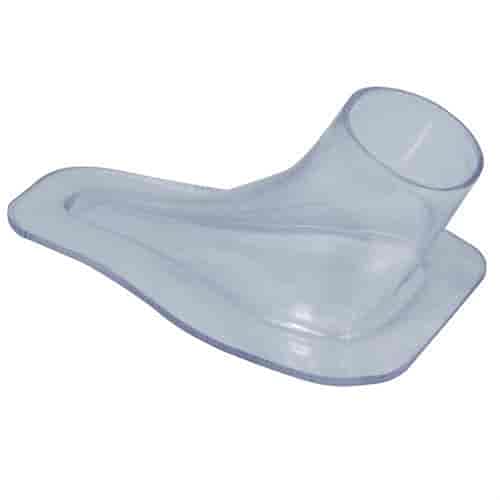 10049004 Clear Mini Single NACA Duct Length: 4 in. for 1 1/