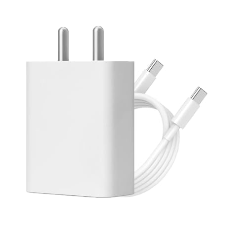 Image of Original 30 Watt Fast Charging Type C Charger with Cable Comaptible with Google Pixel 7 Pro,7a,7,6 Pro,6a,6,5a 5G,5, (Adapter & Type C to C)