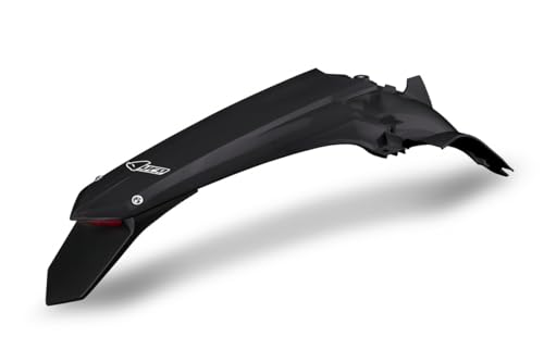 Ailes arrière noires UFO PLAST pour moto Yamaha YZ 125 2022-2024