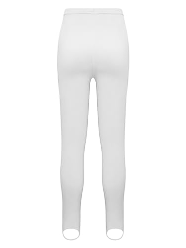 Yeahdor Girls' Winter Fleece Lined Tights Long Sleeve Underpants Baselayer Gymnastic Ballet Dance Pantyhose Tights2