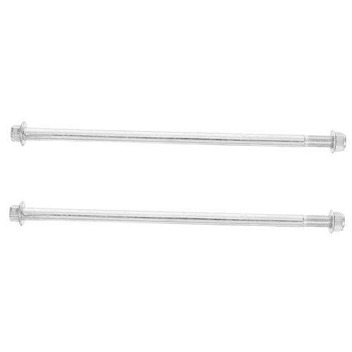 HAPINARY Kit Perno Asse Ruota Anteriore e Posteriore M10 245mm in Acciaio Per Moto Fuoristrada, Mountain Bike e Atv, Bulloni Per Forcella e Mozzo, Accessori Manutenzione Veicoli Off-road