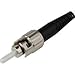 Senko 215-201-L2 Premium 127um MultiMode ST Fiber Connector with Black 3mm Boot-by-Senko
