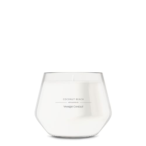 Yankee Candle Studio Medium Candle, Coconut Beach, 10 oz: Long-Lasting, Essential-Oil Scented...