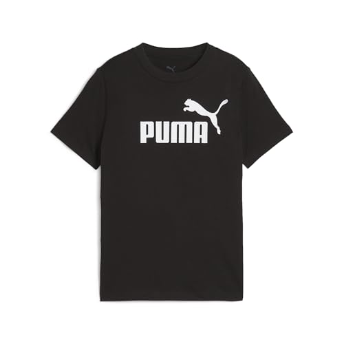 PUMA Mädchen ESS No. 1 Logo Tee G T-Shirts, PUMA Black, 152