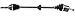 A-1 CARDONE 60-1365 Remanufactured Front Right Constant Velocity Drive Axle