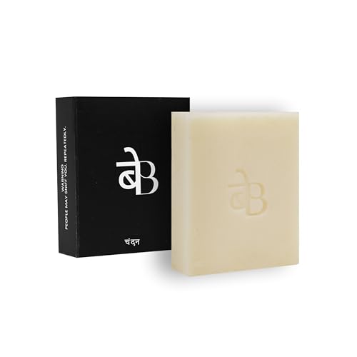 Image of Sandalwood De Tan Soap Pack of 1|Body Tan Removal for Women & Men | Cold Processed Sandal for Tanning, Skin Brightening & whitening | Handmade Ayurvedic Sandalwood soap - 125g Pack of 1