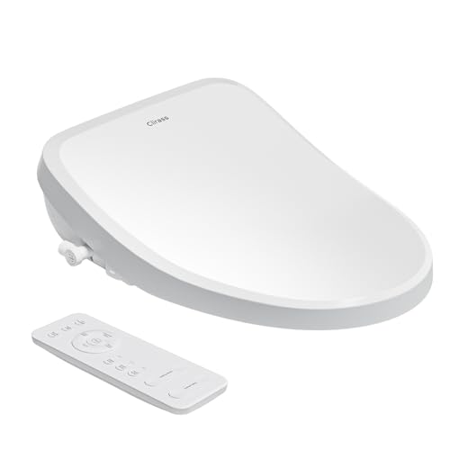 Clirass Electric Smart Bidet Toilet Seat, Warm Water and Adjustable