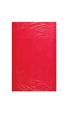 Extra Small High Density Red Plastic Merchandise Bags - 6¼”W x 9¼”H - Case of 1000