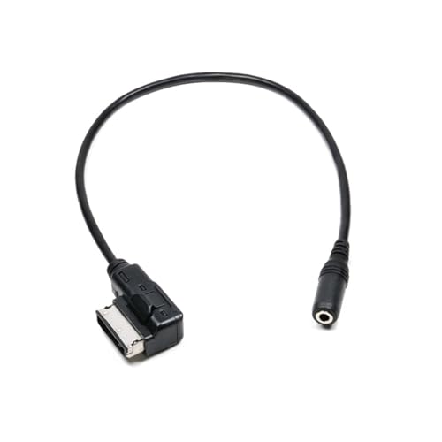 JZK 35CM AMI MDI vers Jack 3,5 mm Femelle AUX Adaptateur câble Audio, câble d'interface Musique média pour Audi A3 A4 A5 A6 Q5 Q7, pour VW Golf Tiguan...