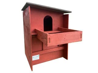 New Barn Owl Box Red Cedar With Shelf