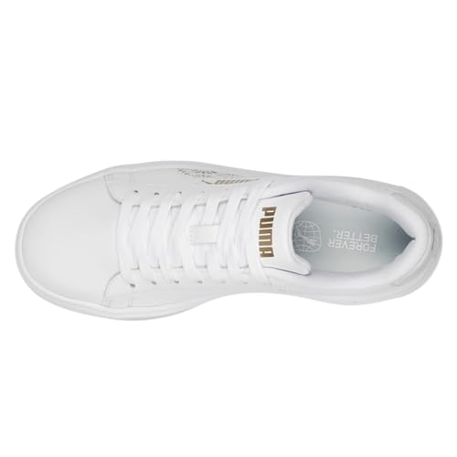 PUMA Womens Smash V3 Laser Cut Platform Sneakers Shoes Casual - White4