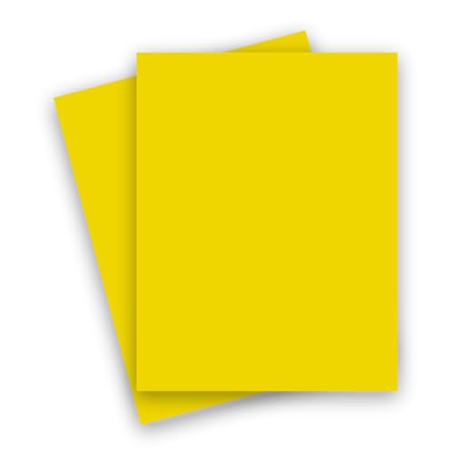 PaperPapers Burano Bright Yellow (51) 8.5x11 Paper – 90gsm 24/60